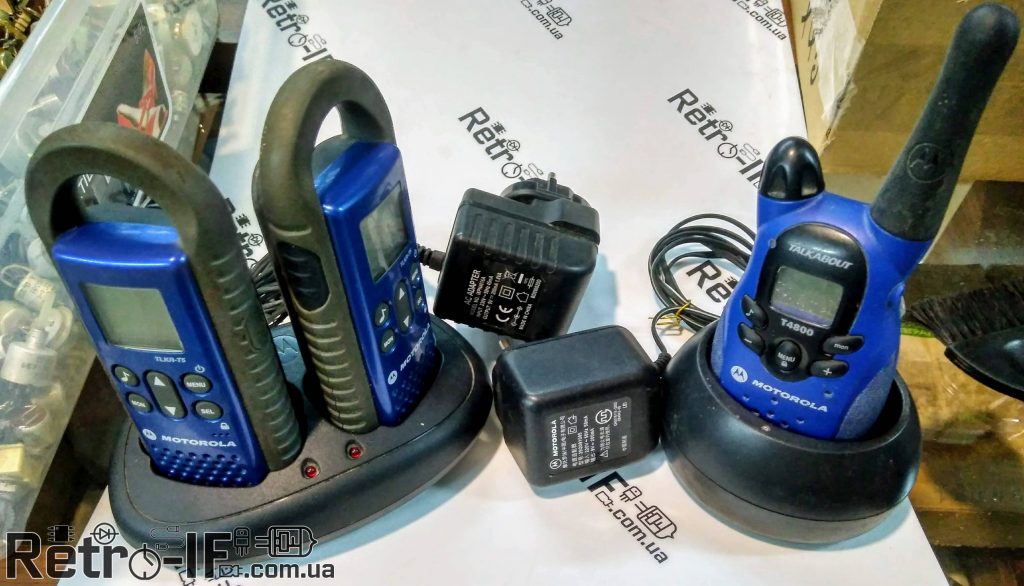 Радиостанции Рация Рации Motorola TLKR T5 T4800 3штуки 2 Retro IF image0008