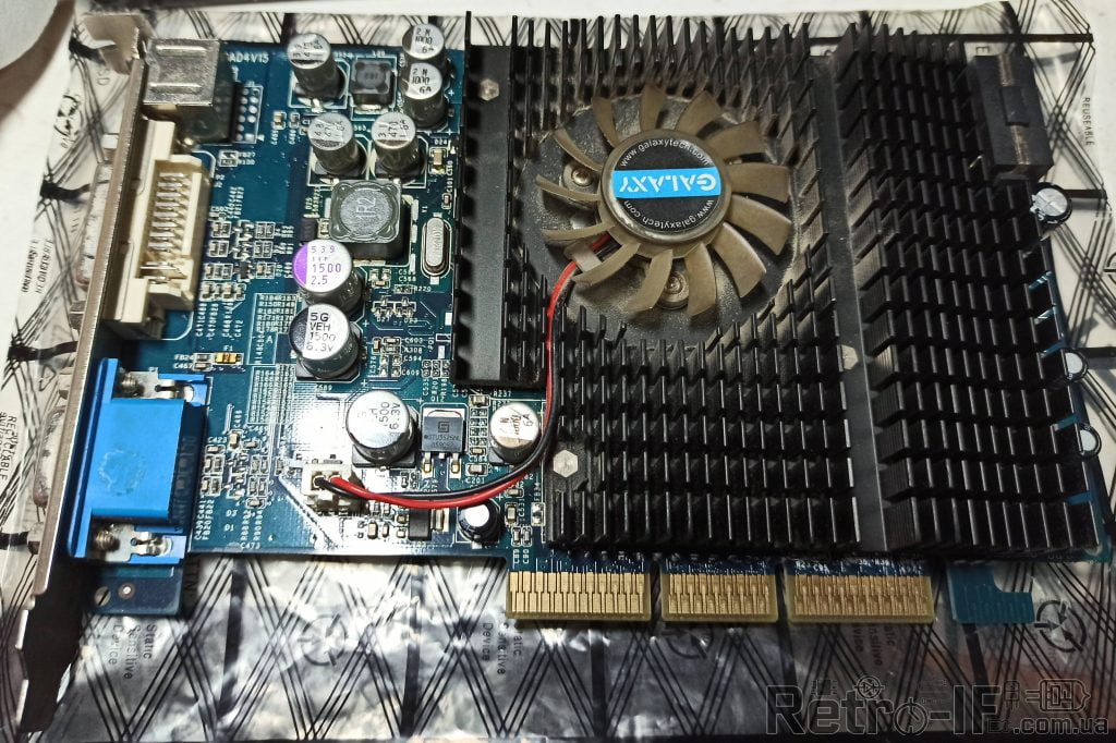 Nvidia GeForce Galaxy 6600 AGP Видеокарта 6AD4v15 1 nvidia geforce 6600 galaxy agp Retro IF 002