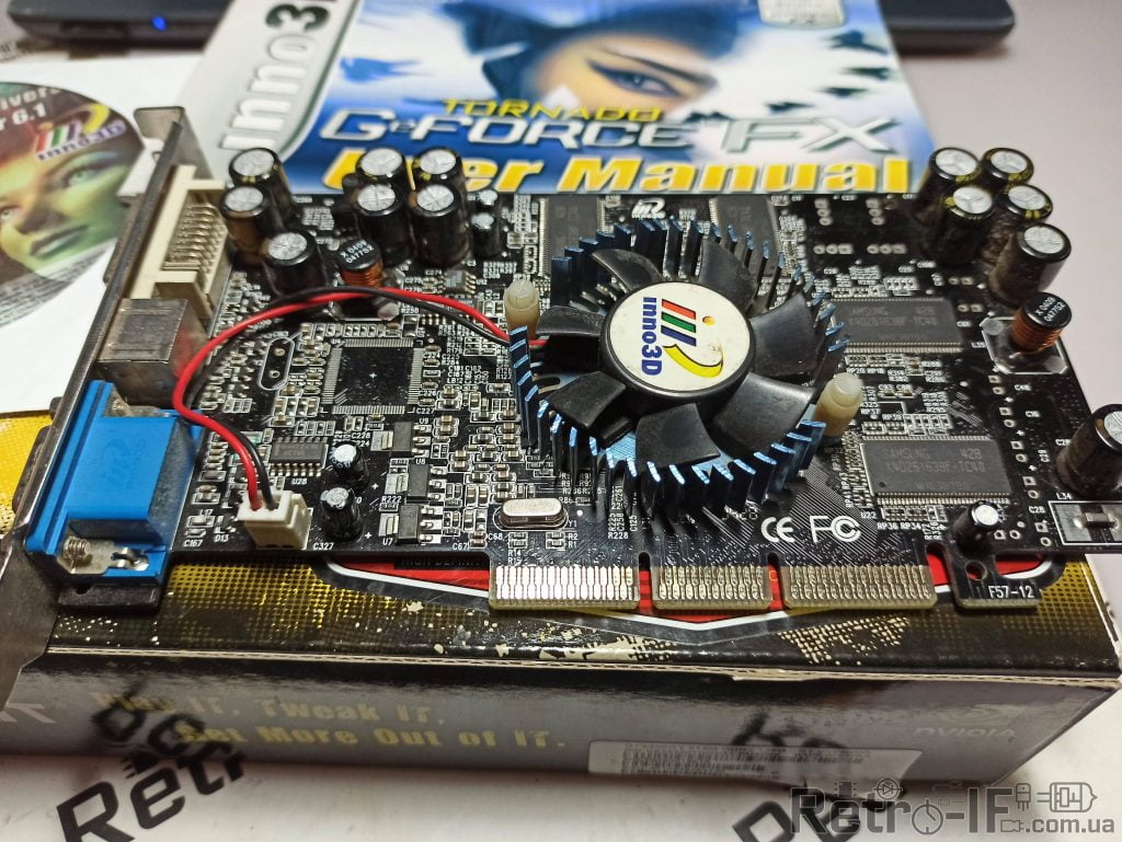 Inno3D NVIDIA GeForce FX5700 128Mb Видеокарта AGP 1 nvidia geforce fx5700 inno3d agp 128mb Retro IF 002
